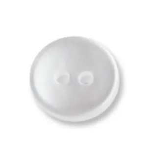 B07/19 - Pearl 2 Hole Poly Cup 19mm Button