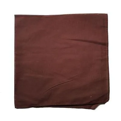 Bandana Braun Uni