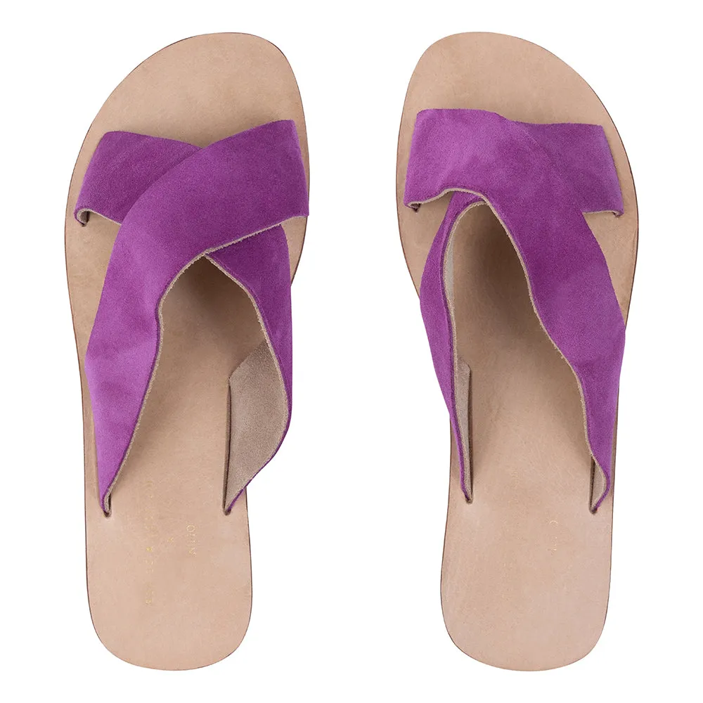 Basic sandaal purple