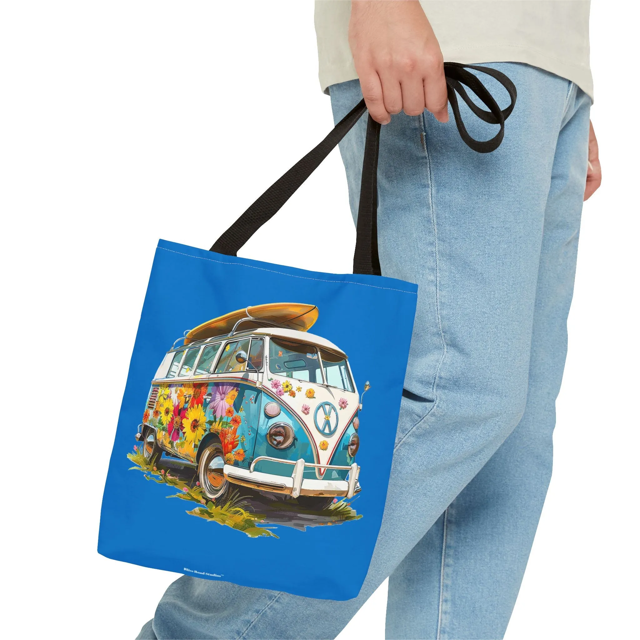 Beach Surfer Dudes & Retro Rides Tote Bag - Surf's Up! - Hang 10 and Cruise the Coast in Nostalgic Style. Available in 3 sizes.