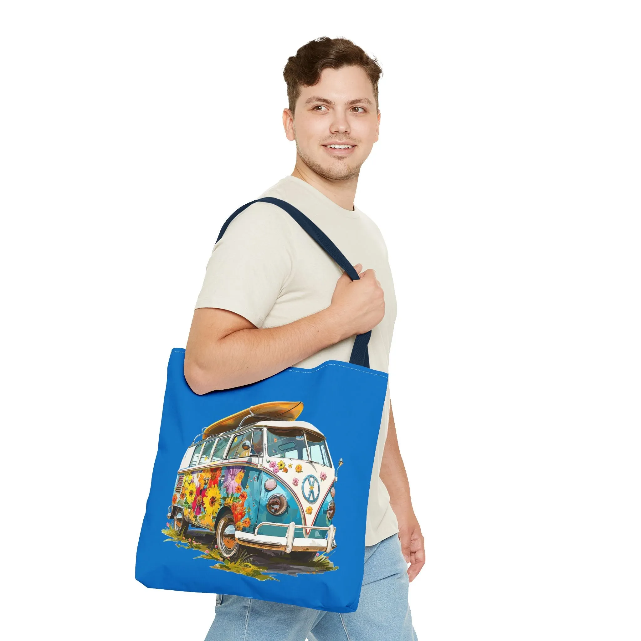 Beach Surfer Dudes & Retro Rides Tote Bag - Surf's Up! - Hang 10 and Cruise the Coast in Nostalgic Style. Available in 3 sizes.