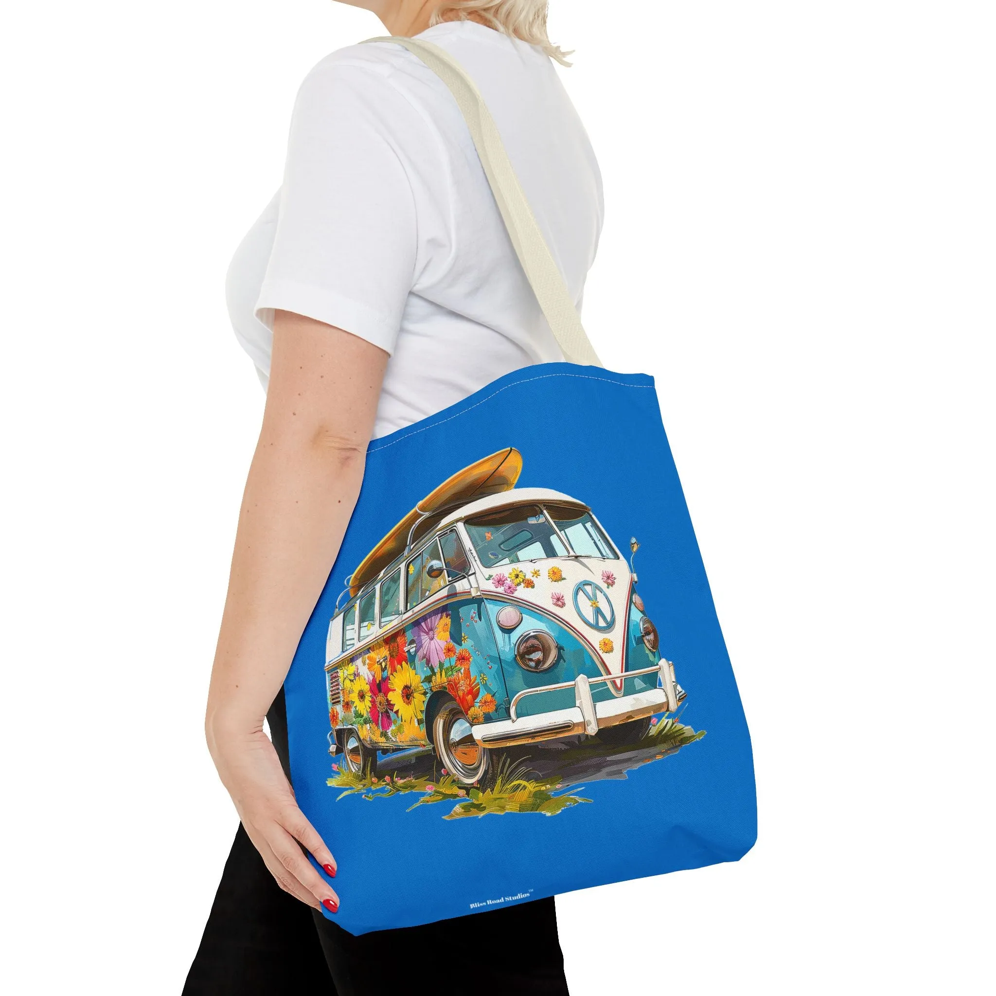 Beach Surfer Dudes & Retro Rides Tote Bag - Surf's Up! - Hang 10 and Cruise the Coast in Nostalgic Style. Available in 3 sizes.