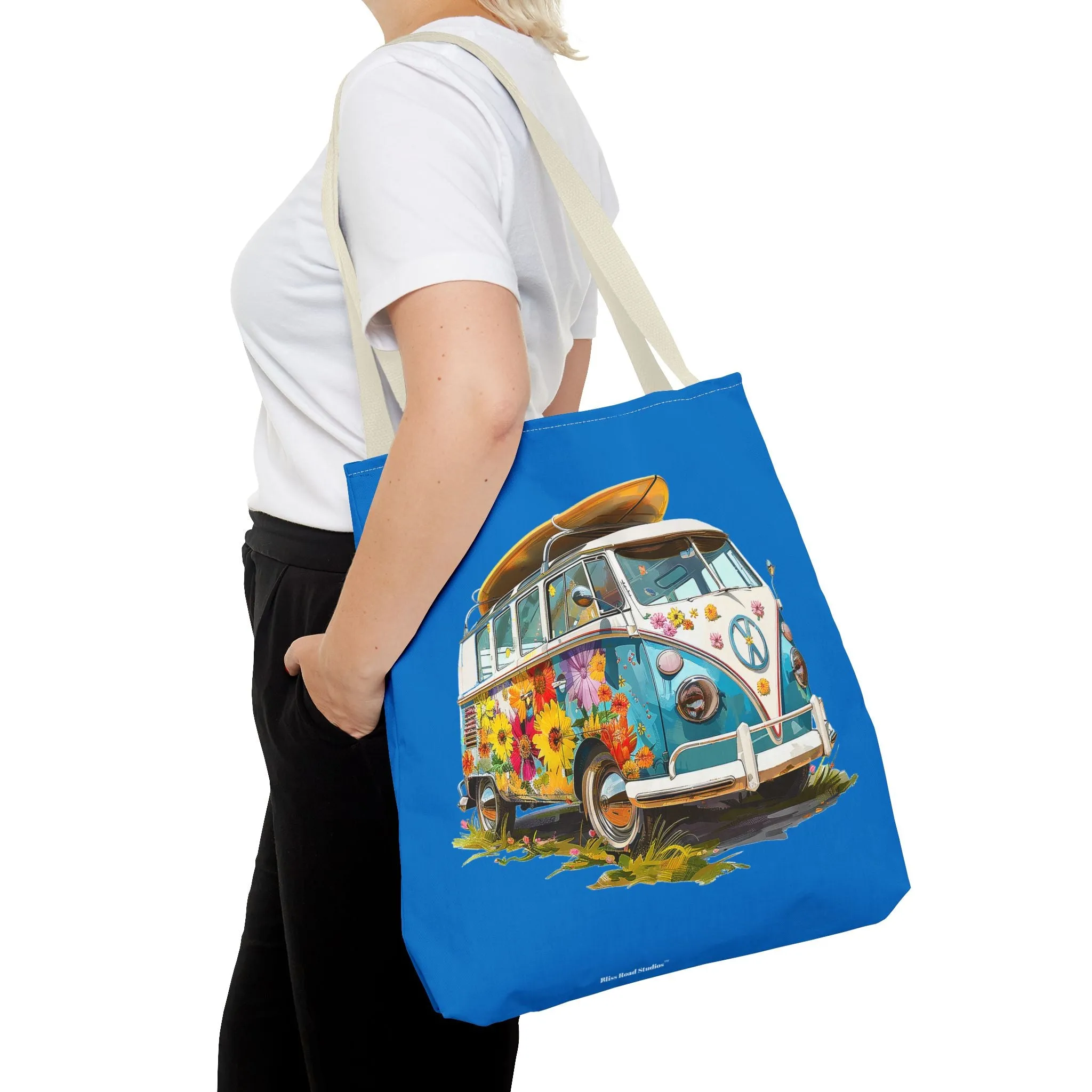 Beach Surfer Dudes & Retro Rides Tote Bag - Surf's Up! - Hang 10 and Cruise the Coast in Nostalgic Style. Available in 3 sizes.