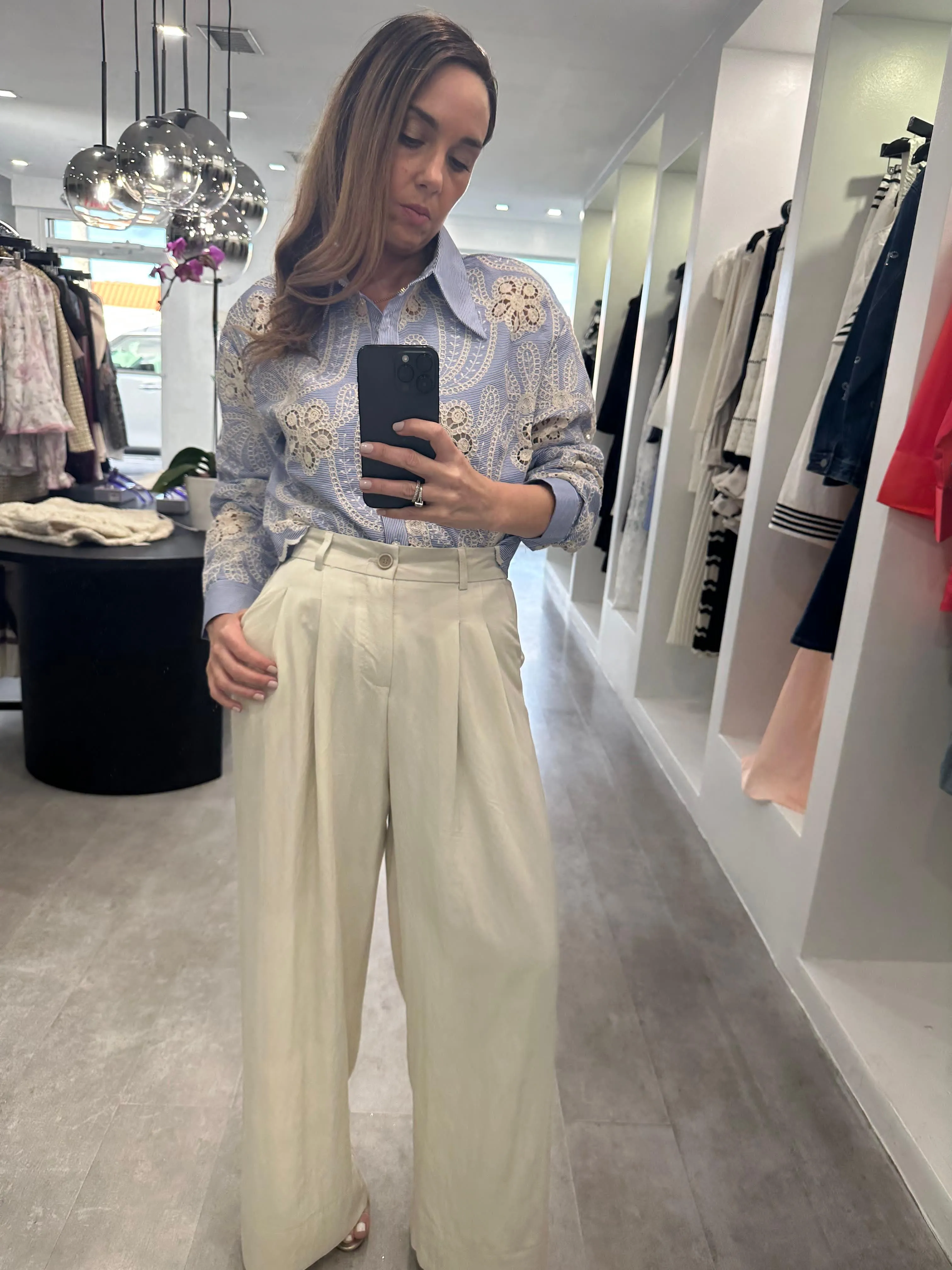 BEIGE SPRING TROUSER