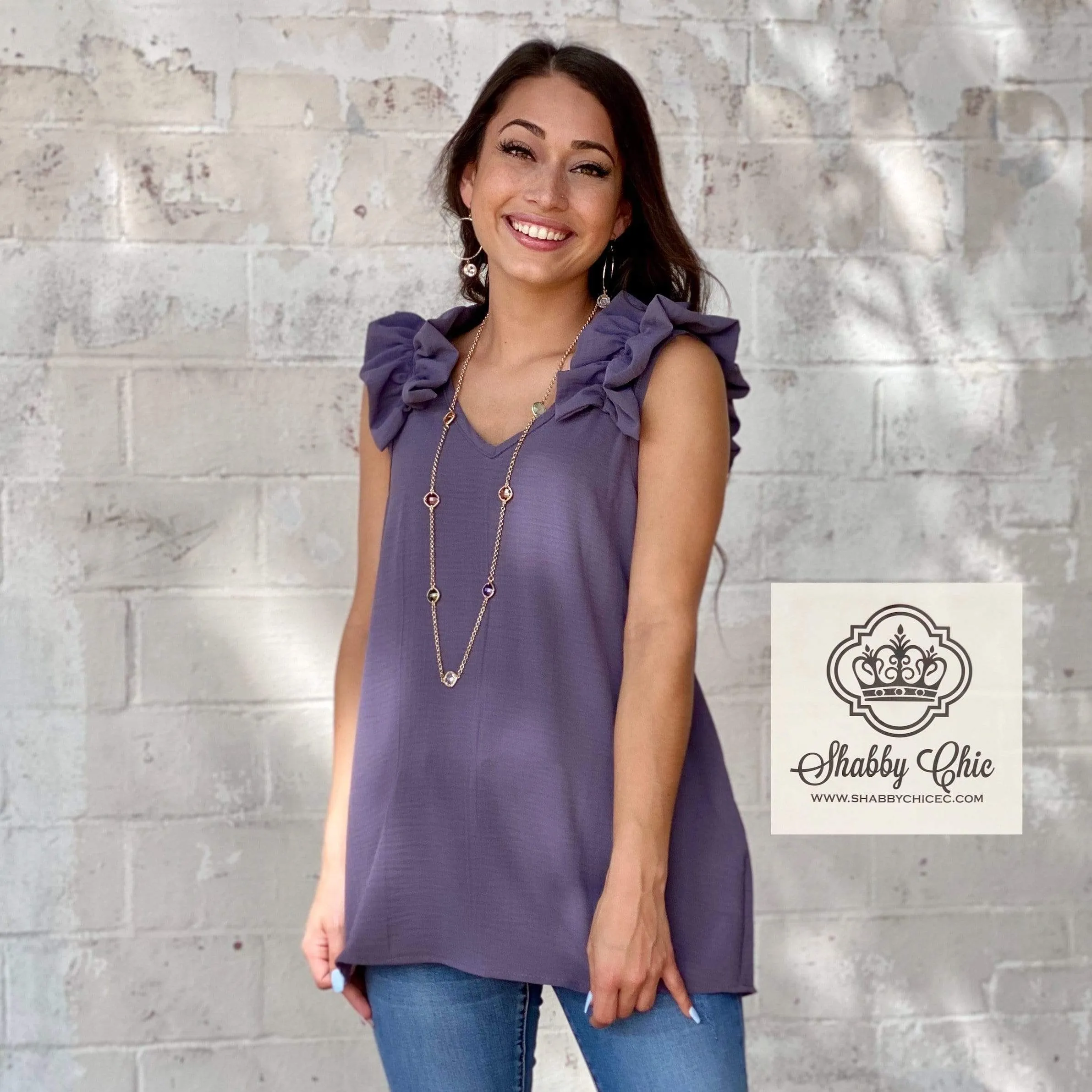 Belinda's Sister Top - Muted Lilac