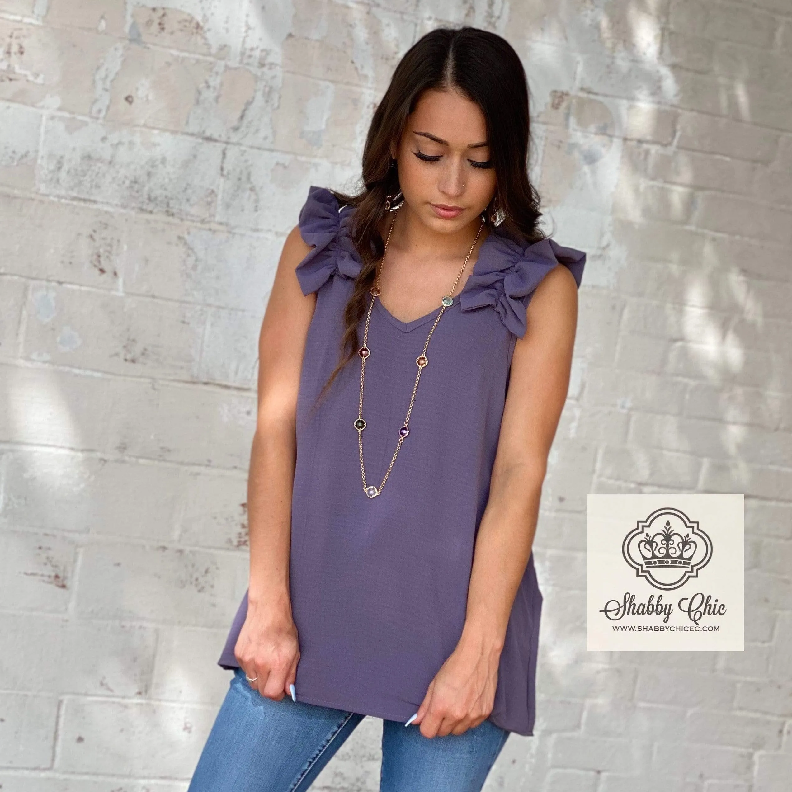 Belinda's Sister Top - Muted Lilac
