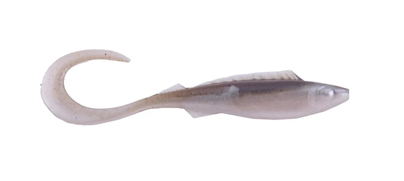 Berkley Powerbait Nemesis Curl Tail Soft Plastic Lure 4in Smelt