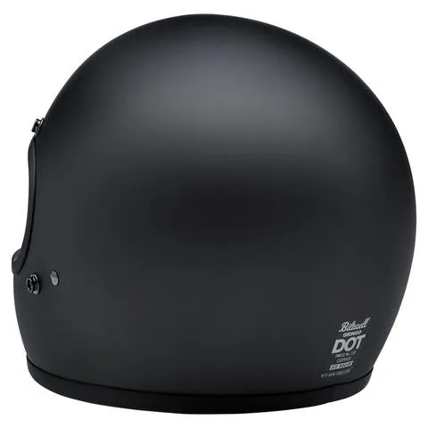 Biltwell Gringo ECE Helmet (Flat Black) SMALL