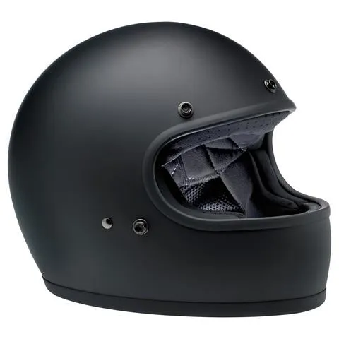 Biltwell Gringo ECE Helmet (Flat Black) SMALL