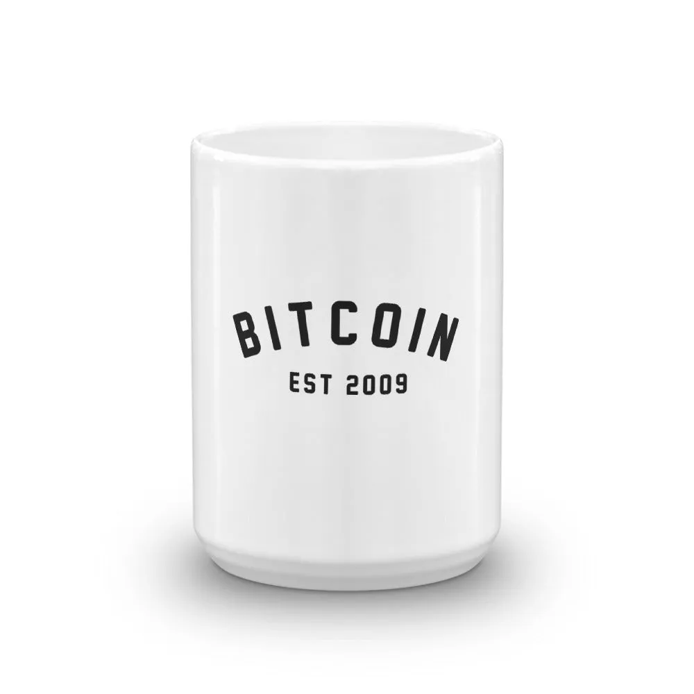 Bitcoin Est. 2009 Mug