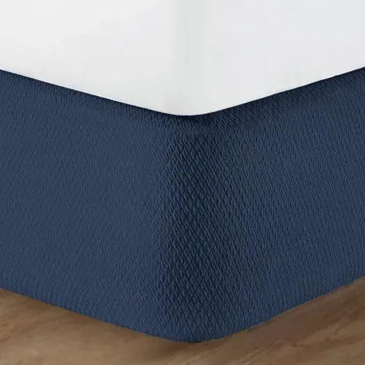 BKF Collection Knitted Box Spring Covers 2 PK