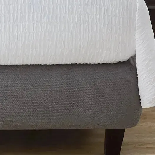 BKF Collection Knitted Box Spring Covers 2 PK