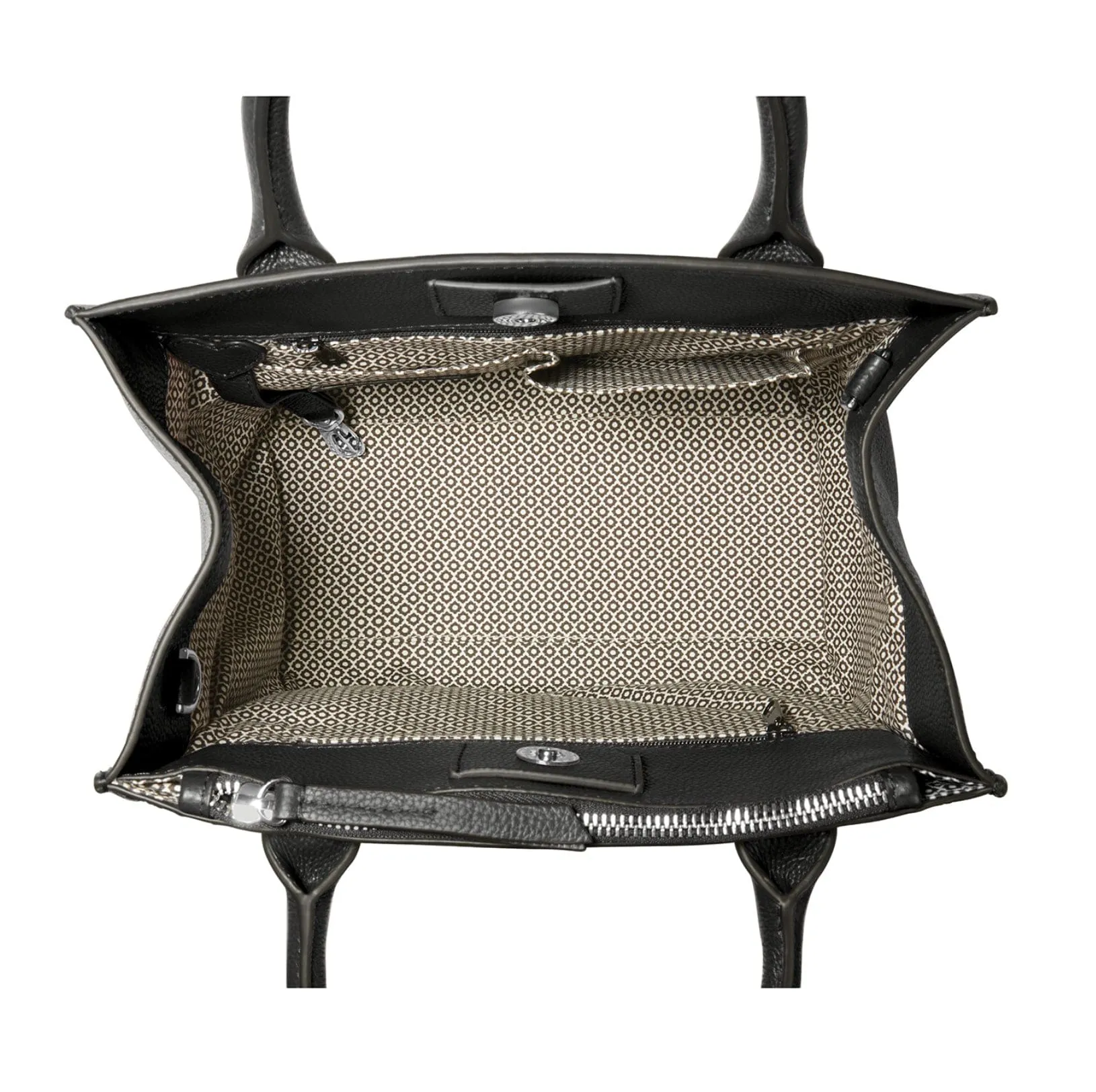 Black Interlok Fleming Tote
