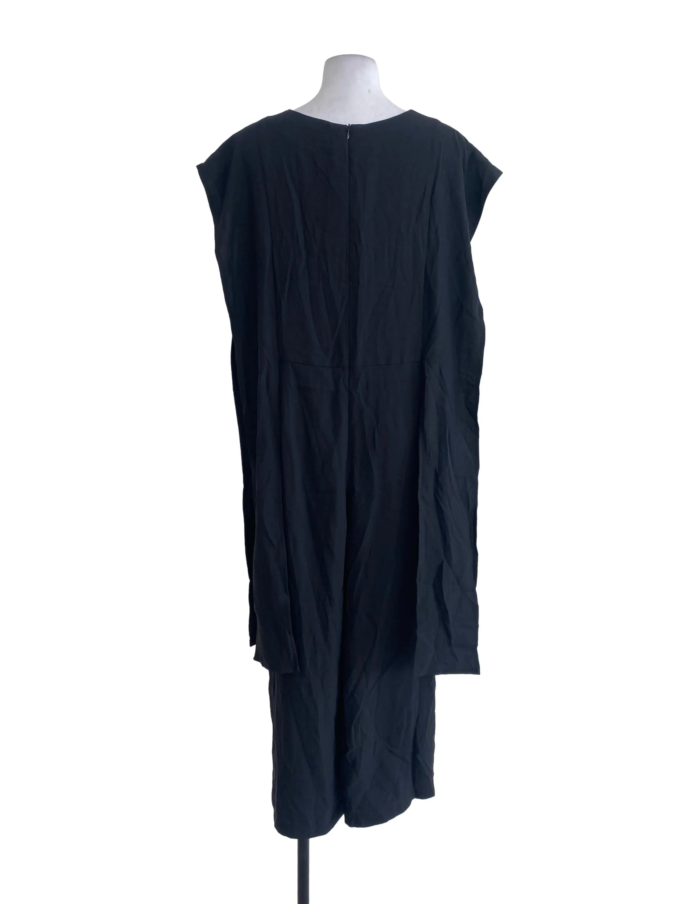 Black Plain Jumpsuits