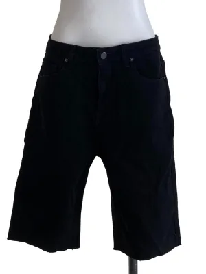 Black Plain Shorts