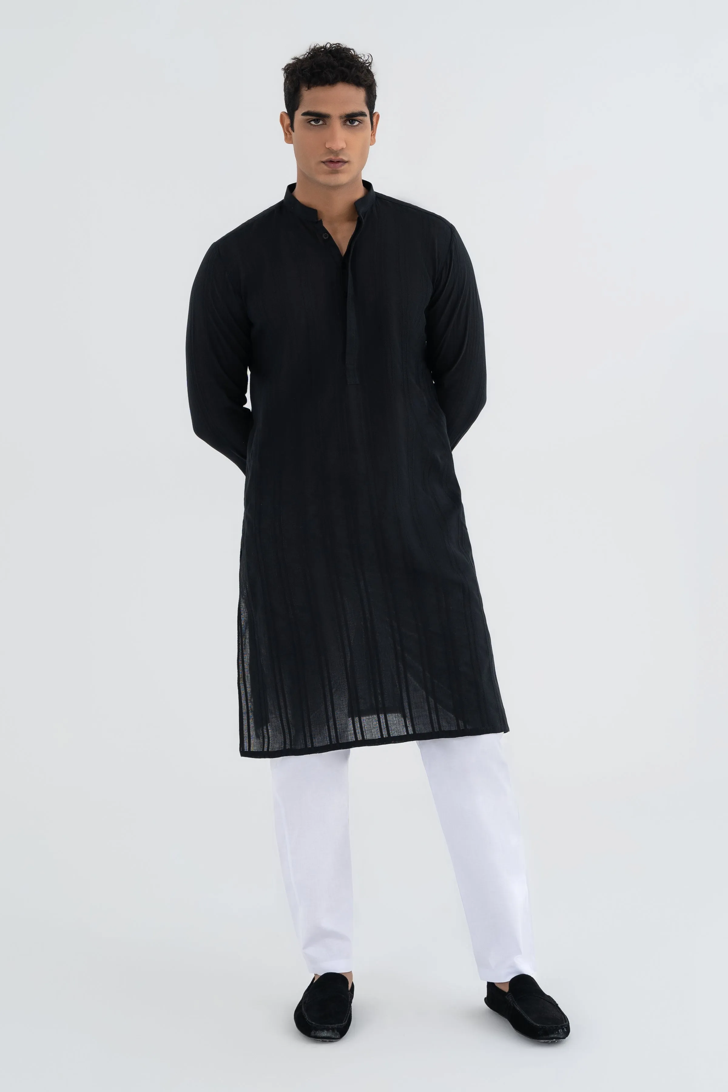 Black Traditional Kurta