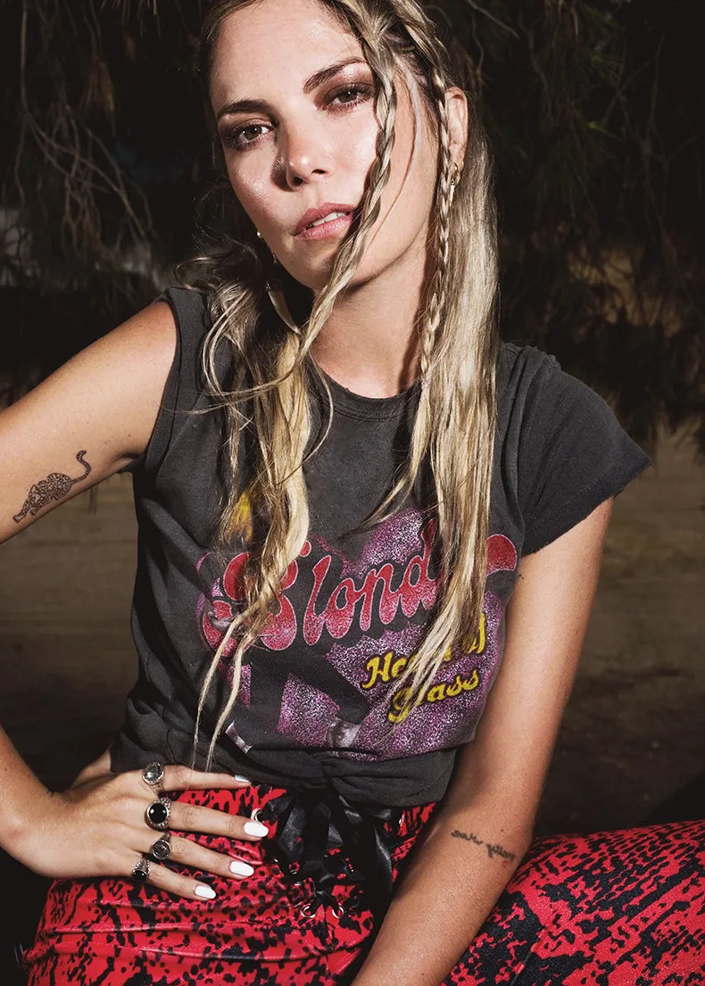 Blondie Heart of Glass Band Shirt by Junk Food
