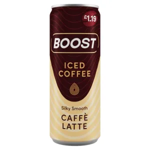 Boost Iced Coffee Caffè Latte PMP 250ml (Case of 12)