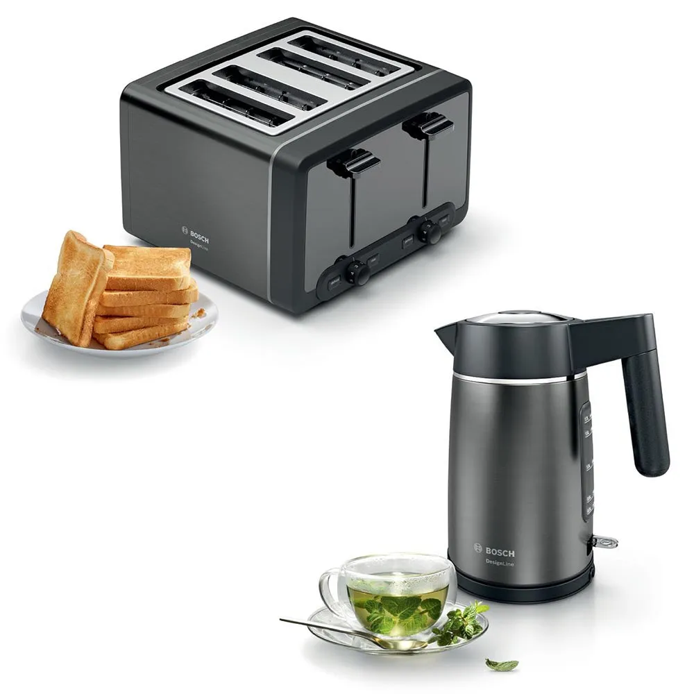 Bosch DesignLine Toaster 4 Slice - Graphite