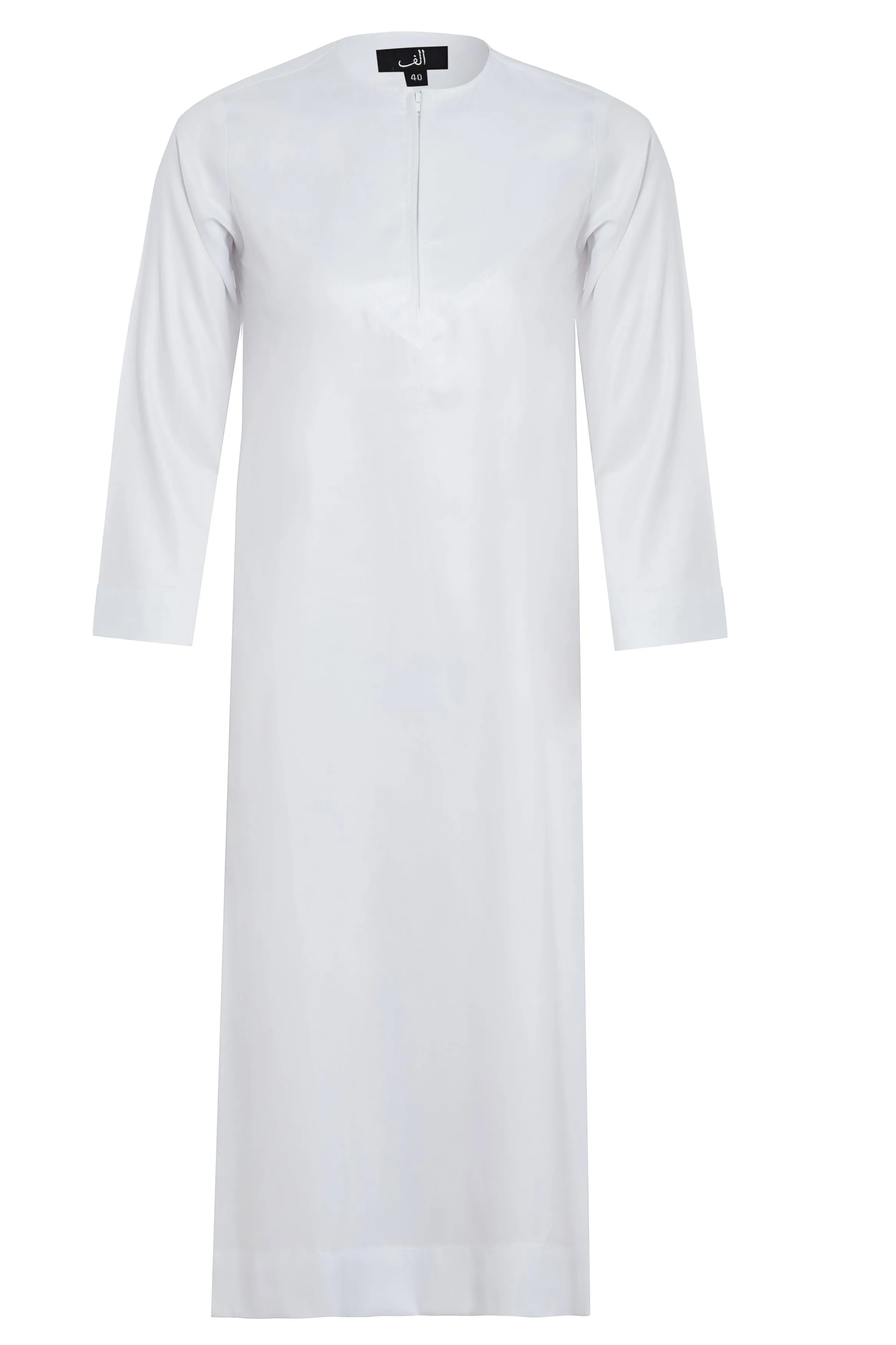 Boys Alif Satin Touch - White