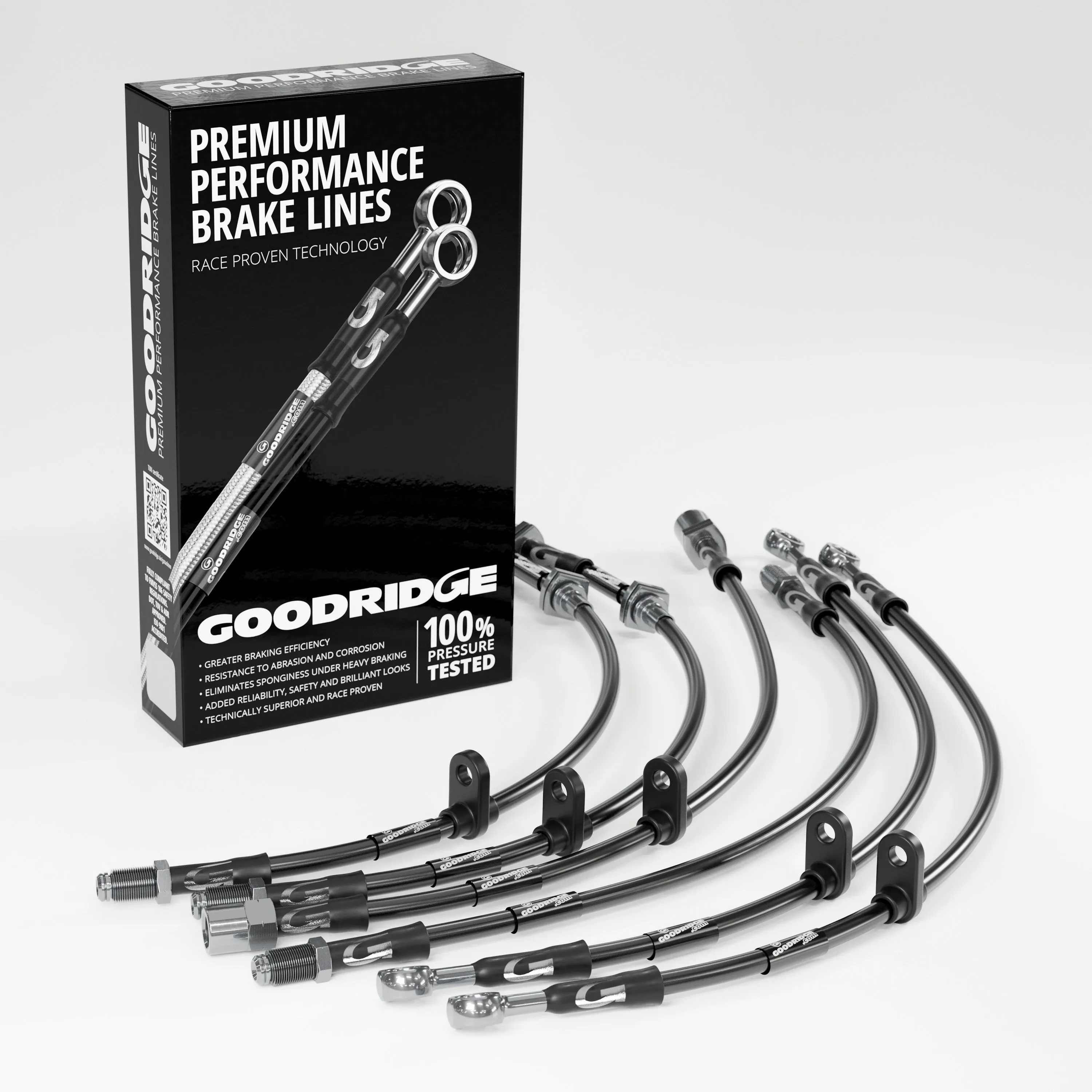 BRAKE HOSE KIT FOR BMW 3 SERIES E36 316I 1.6 COMPACT NON-ABS / DRUM 1994-1998