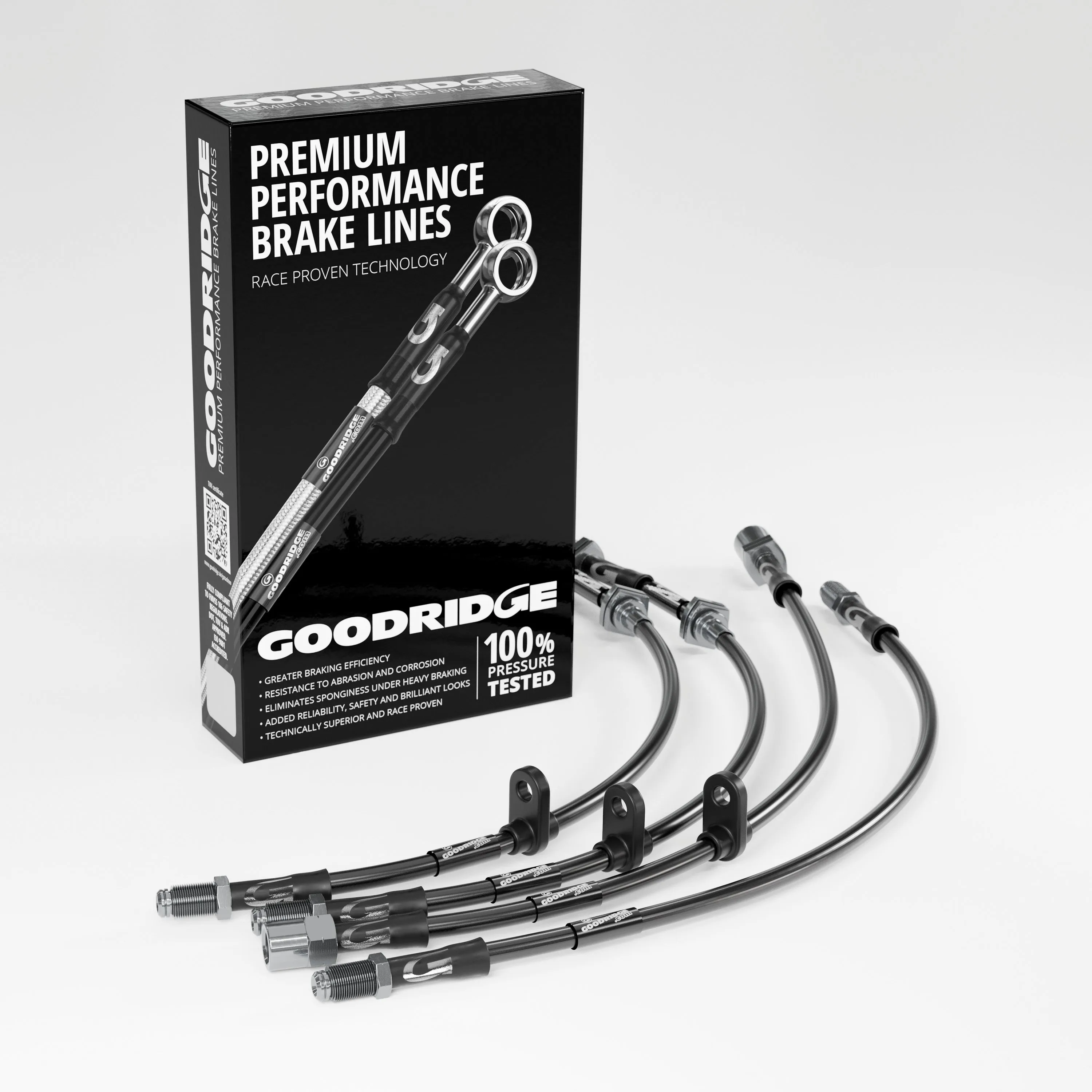 BRAKE HOSE KIT FOR BMW 3 SERIES E46 318TI COMPACT 2001-
