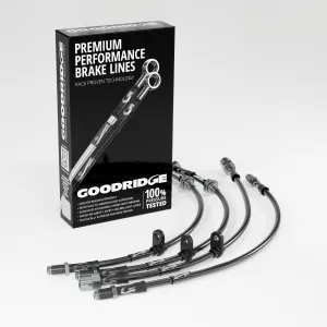BRAKE HOSE KIT FOR BMW 3 SERIES E46 318TI COMPACT 2001-