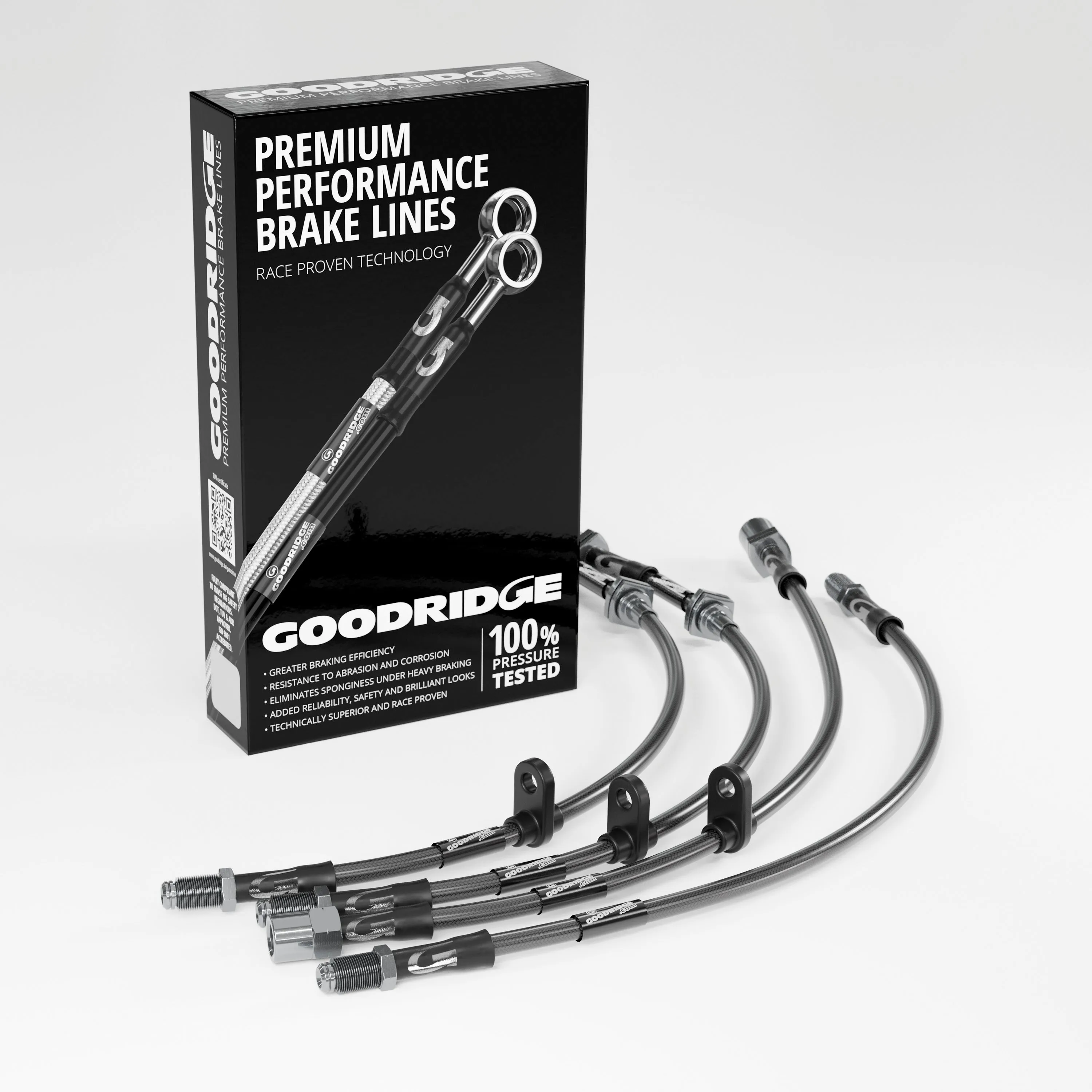 BRAKE HOSE KIT FOR BMW 3 SERIES E46 318TI COMPACT 2001-