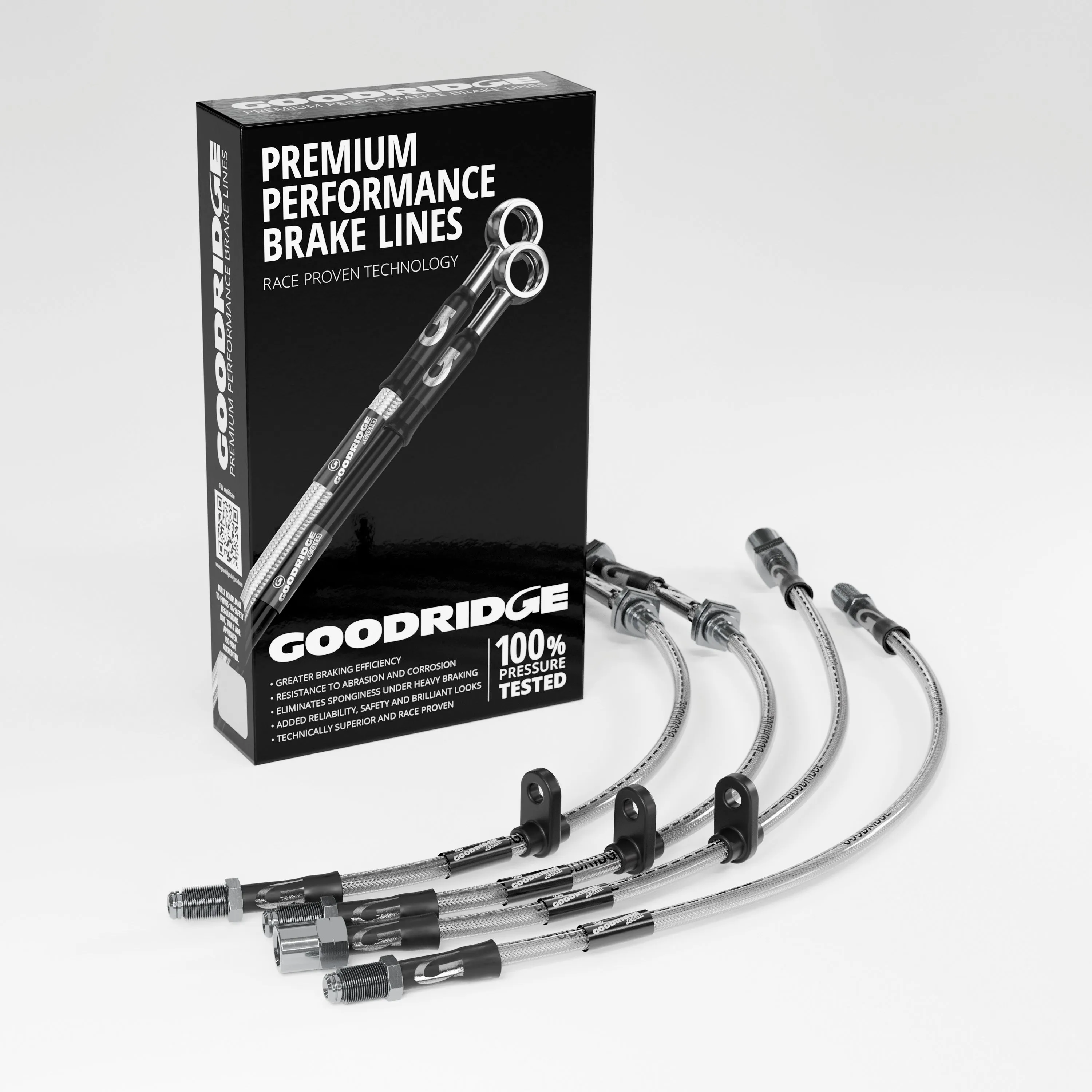 BRAKE HOSE KIT FOR BMW 3 SERIES E46 318TI COMPACT 2001-