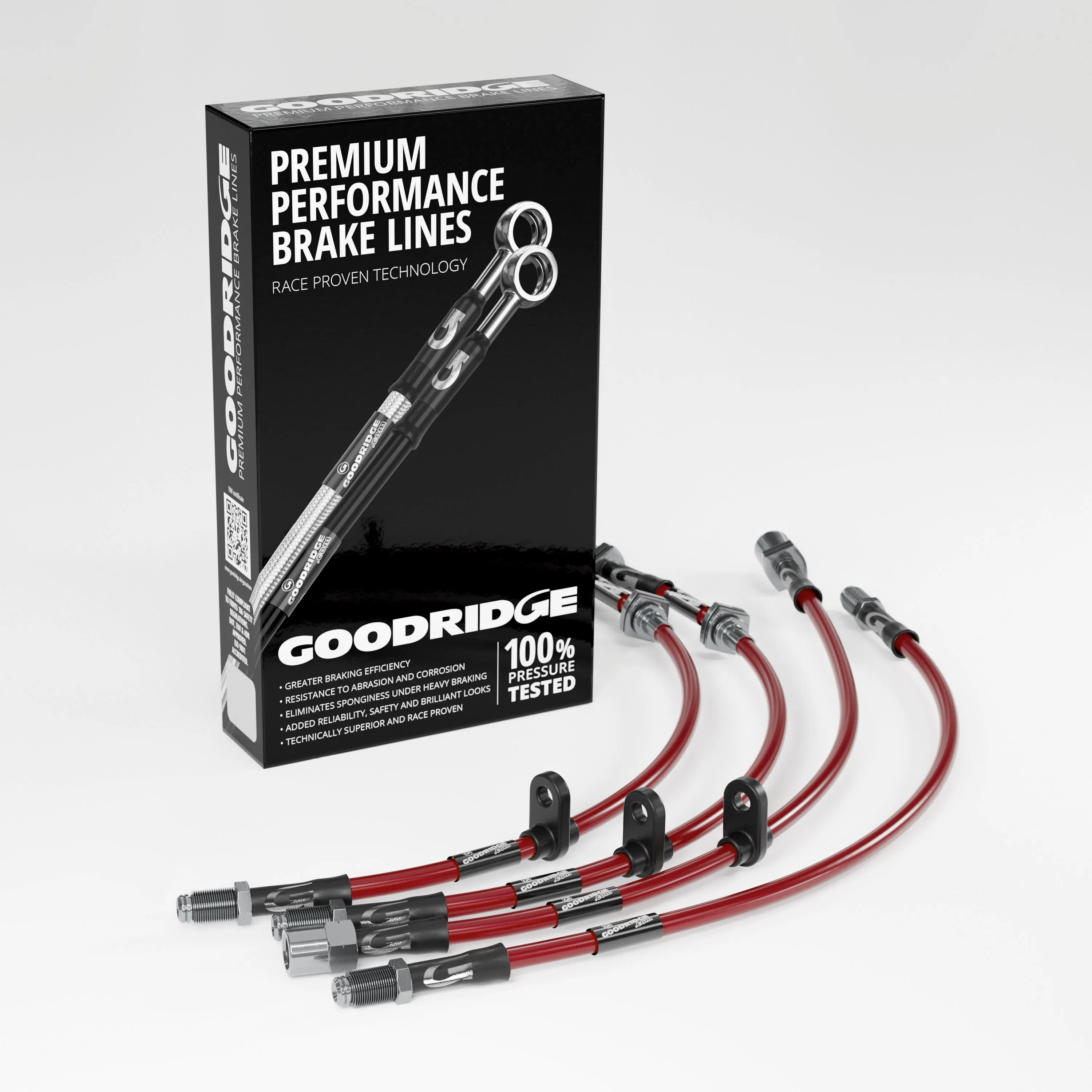 BRAKE HOSE KIT FOR BMW 3 SERIES E46 318TI COMPACT 2001-