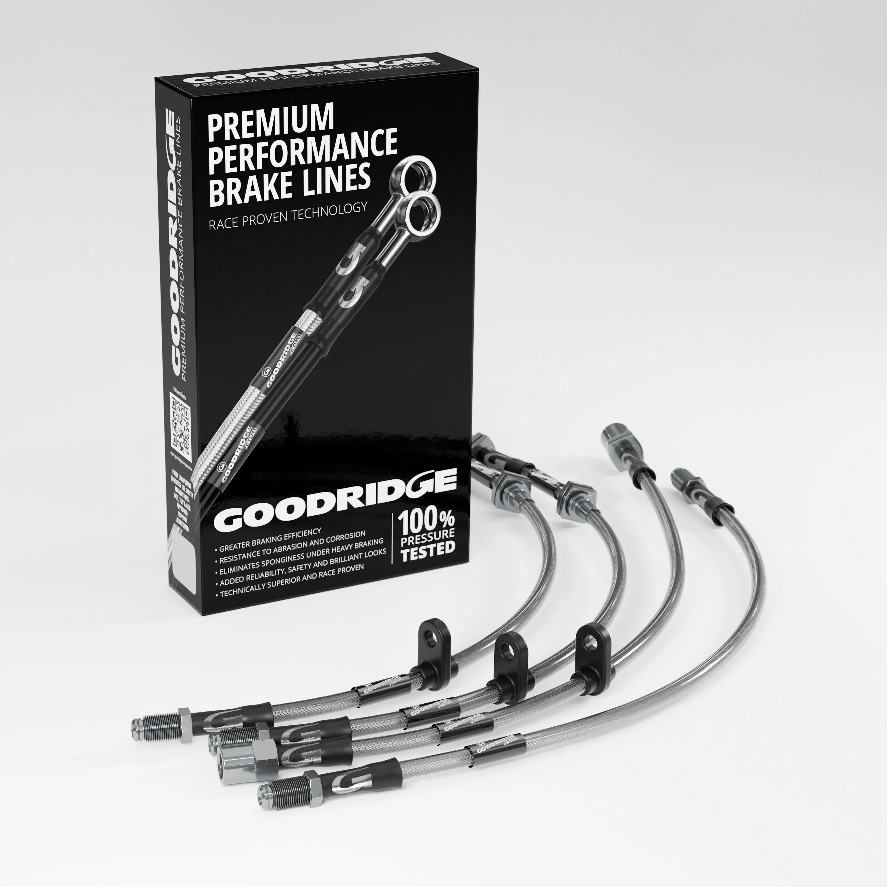 BRAKE HOSE KIT FOR BMW 3 SERIES E46 318TI COMPACT 2001-