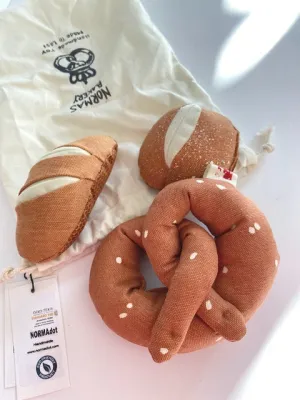 Bread set soft toy