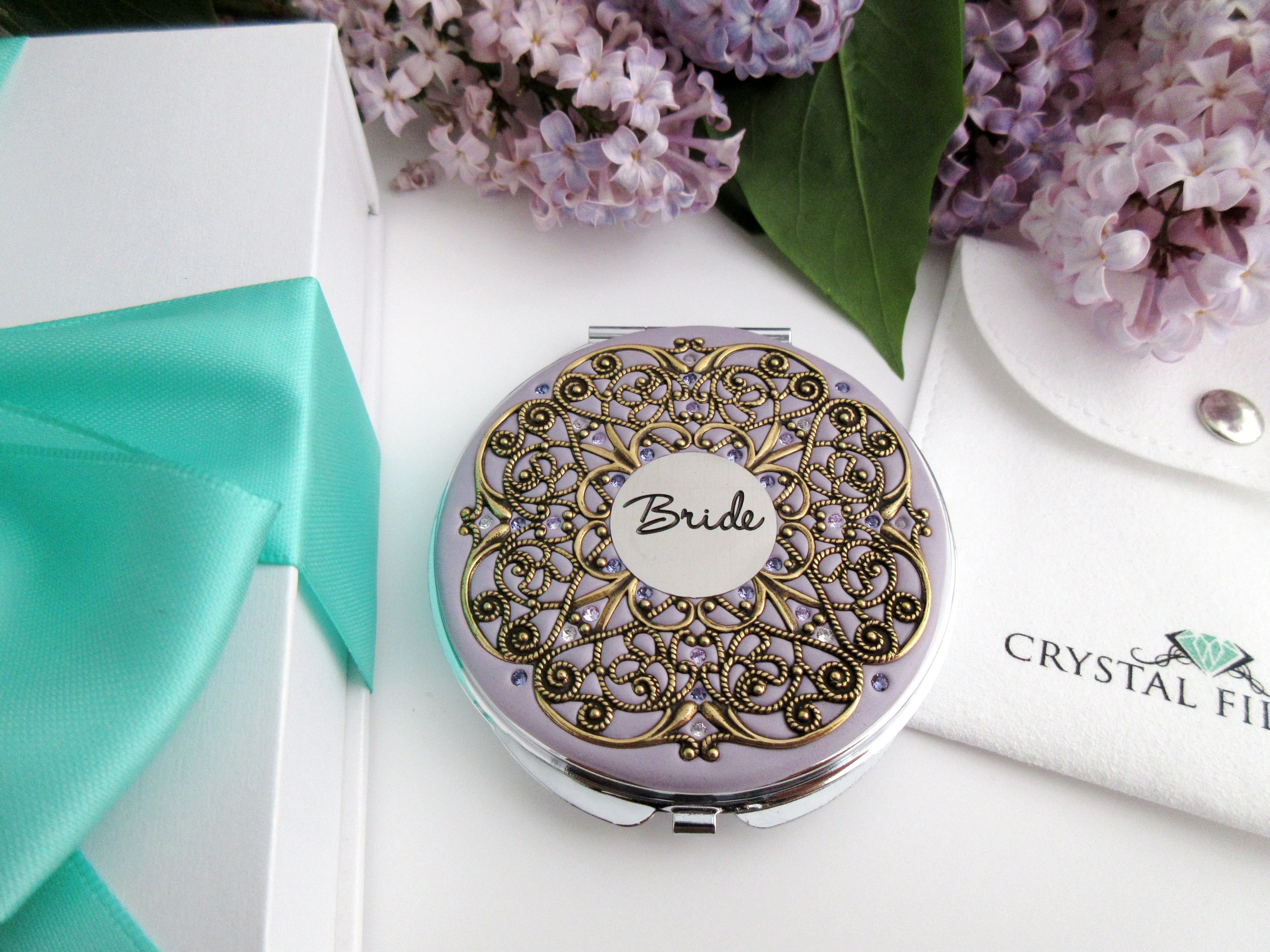 Bridal Vintage Compact Mirror