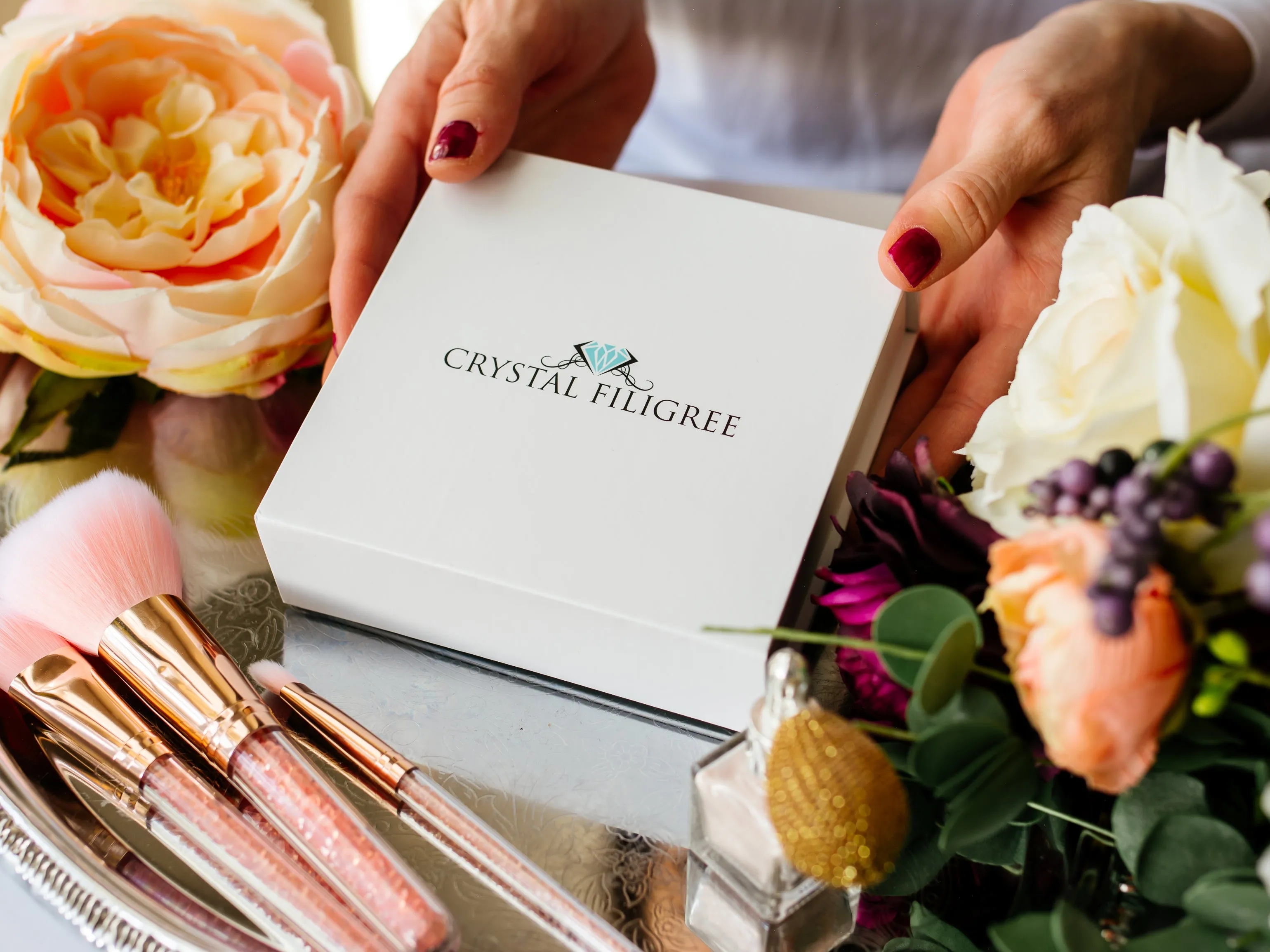 Bridal Vintage Compact Mirror