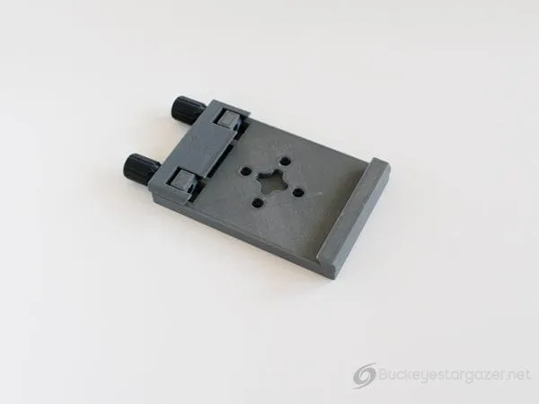 Buckeye Stargazer 3D-Printed Mounting Bars, Saddles, and Tripod Clips