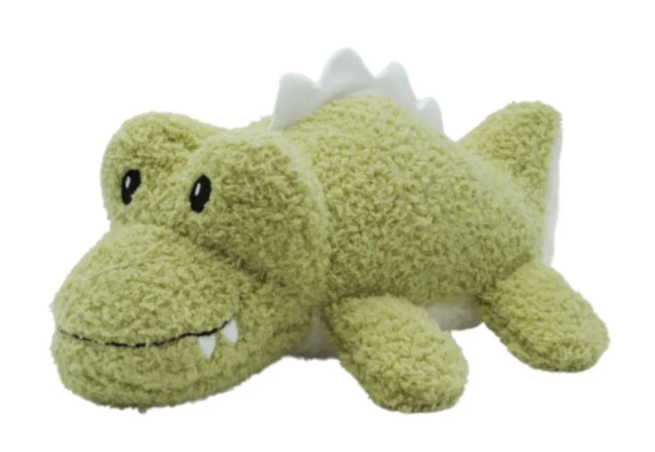 Bud'Z Compact Alligator Plush Dog Toy