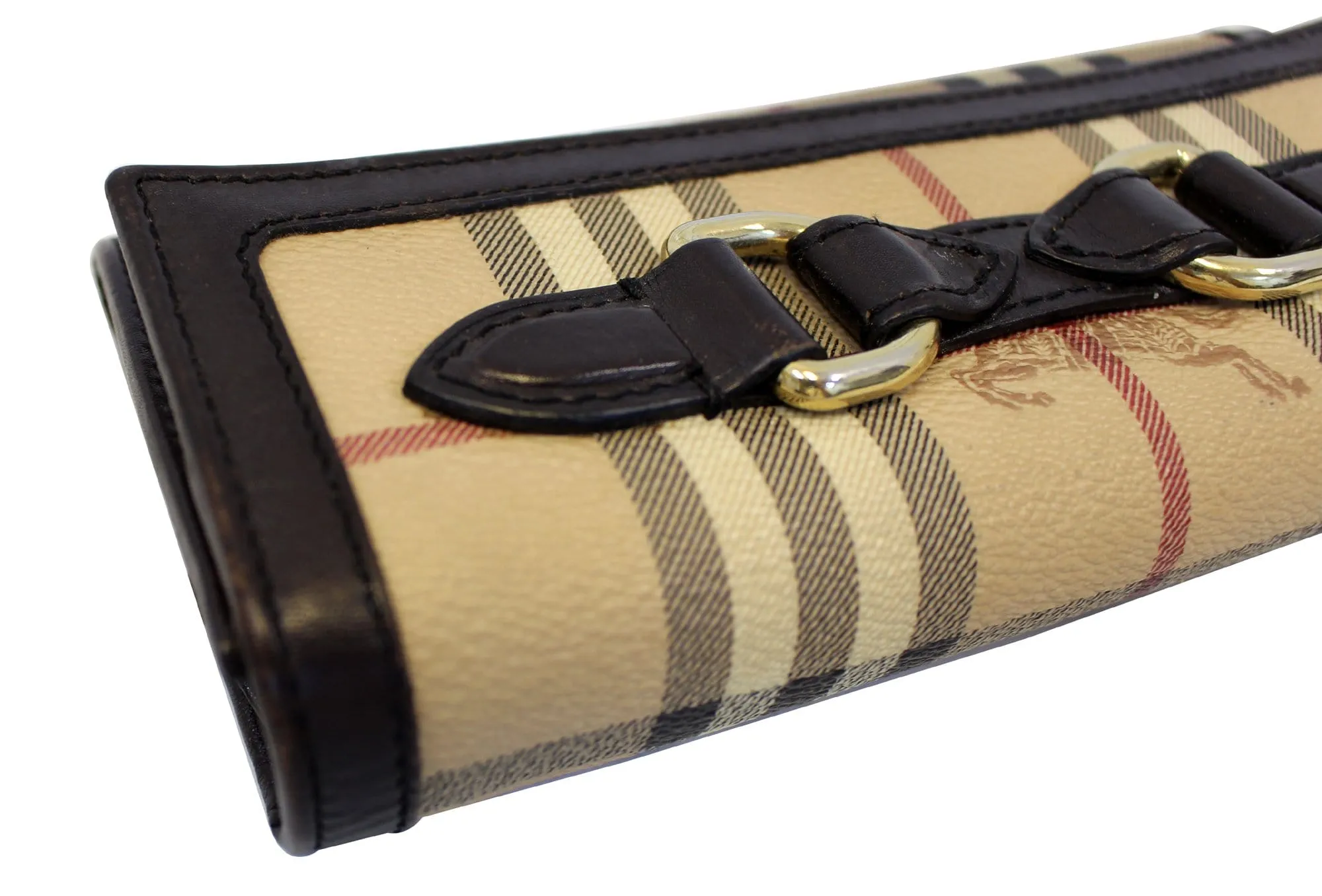 BURBERRY Haymarket Check Molly Wallet