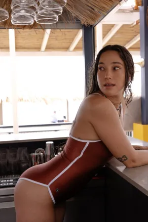 California One-Piece Red