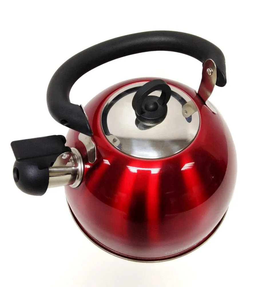 Campfire Whistling Kettle Red 2.5L 765025R