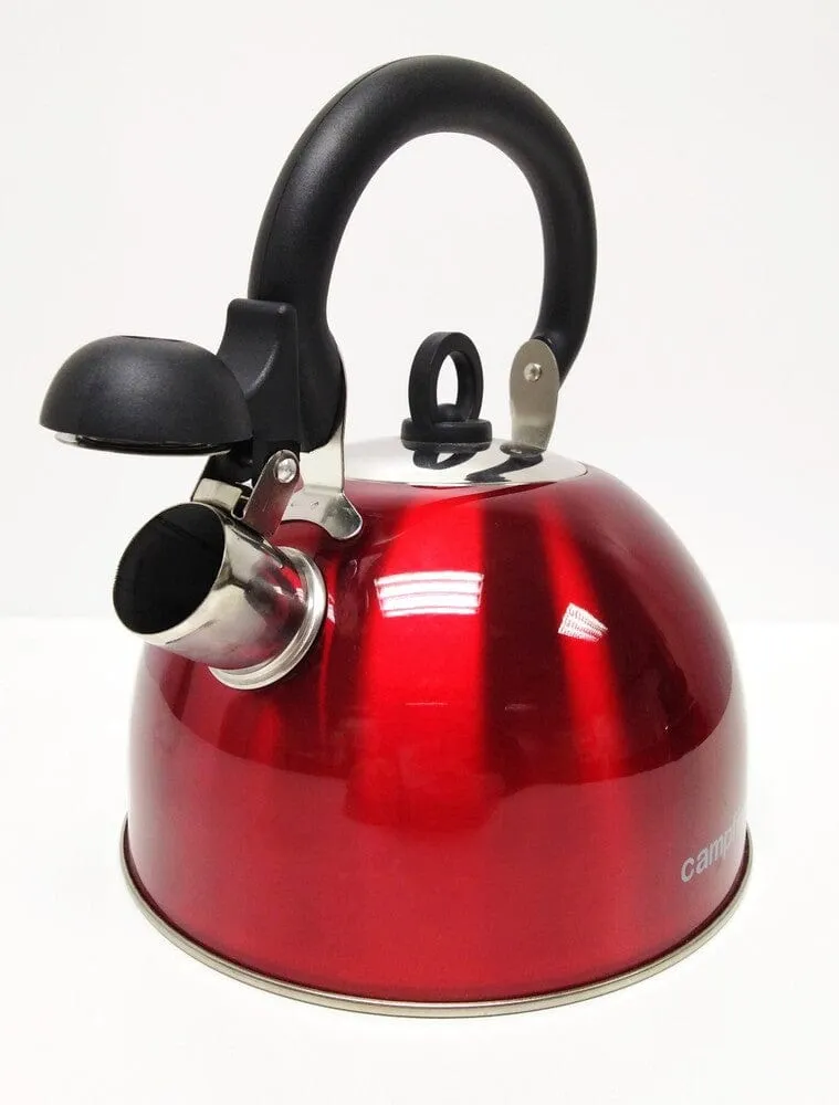 Campfire Whistling Kettle Red 2.5L 765025R