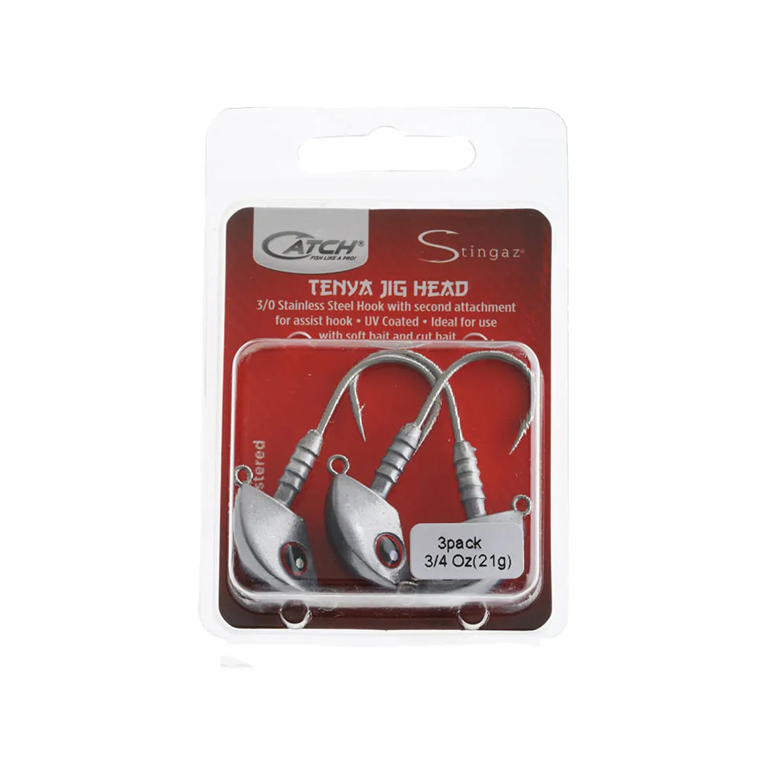 Catch Stingaz Tenya Softbait Jig Heads (1/4 - 1 Oz)