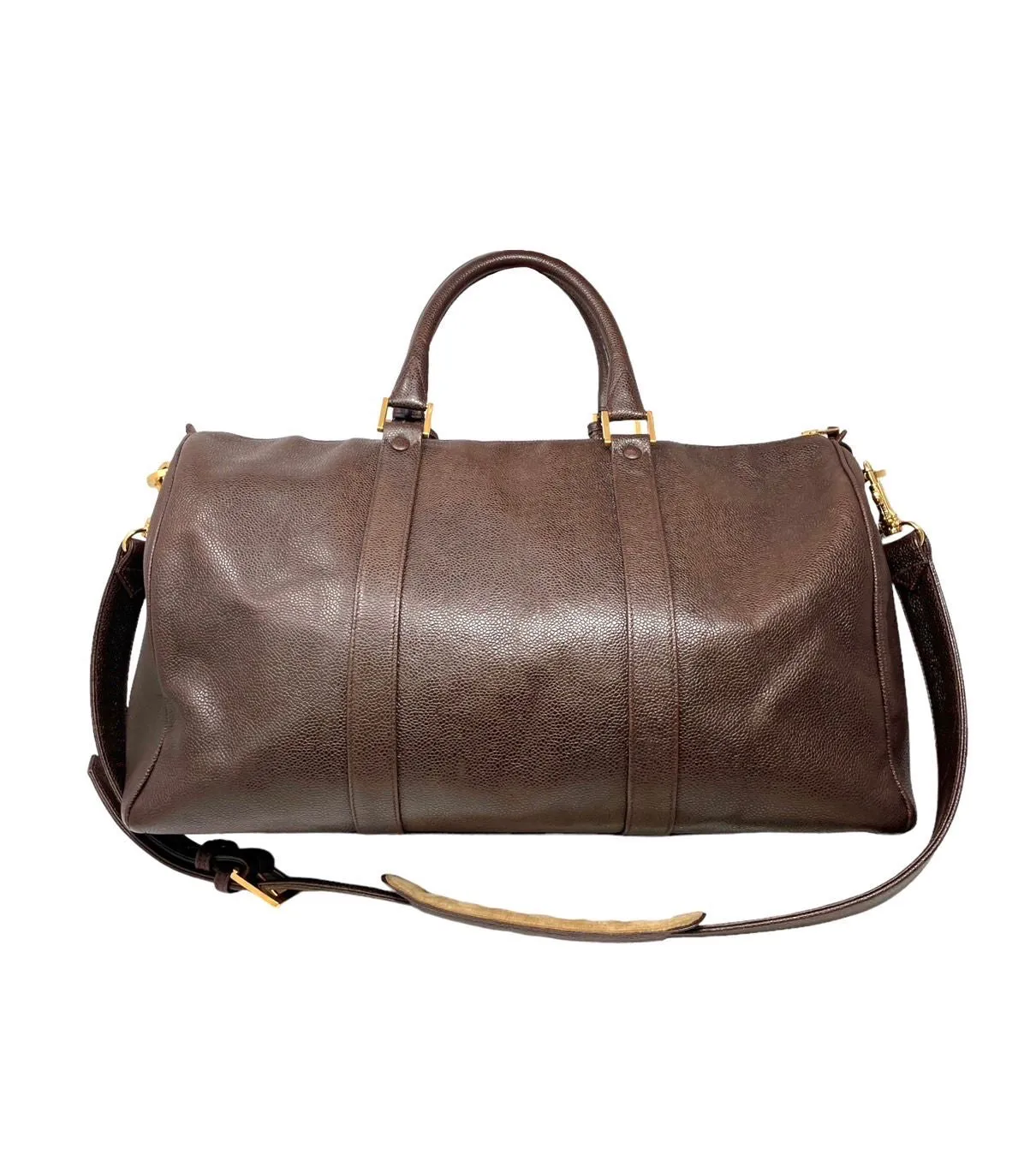 Chanel Brown Caviar Carry On Bag