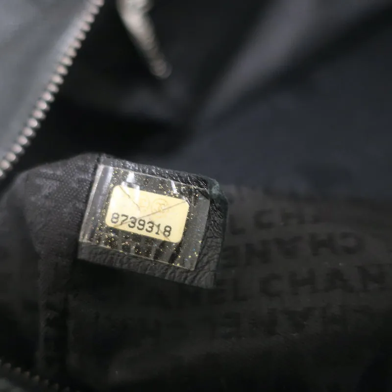Chanel Chocolate Bar Boston Bag Black Caviar Leather