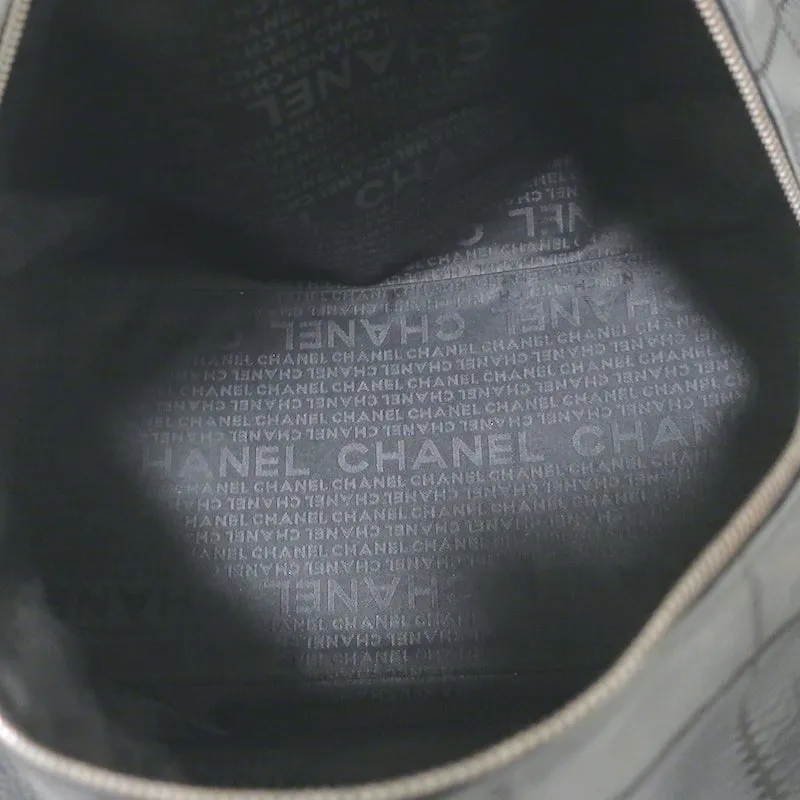 Chanel Chocolate Bar Boston Bag Black Caviar Leather