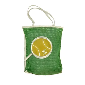 Chanel Green Tennis Tote Bag