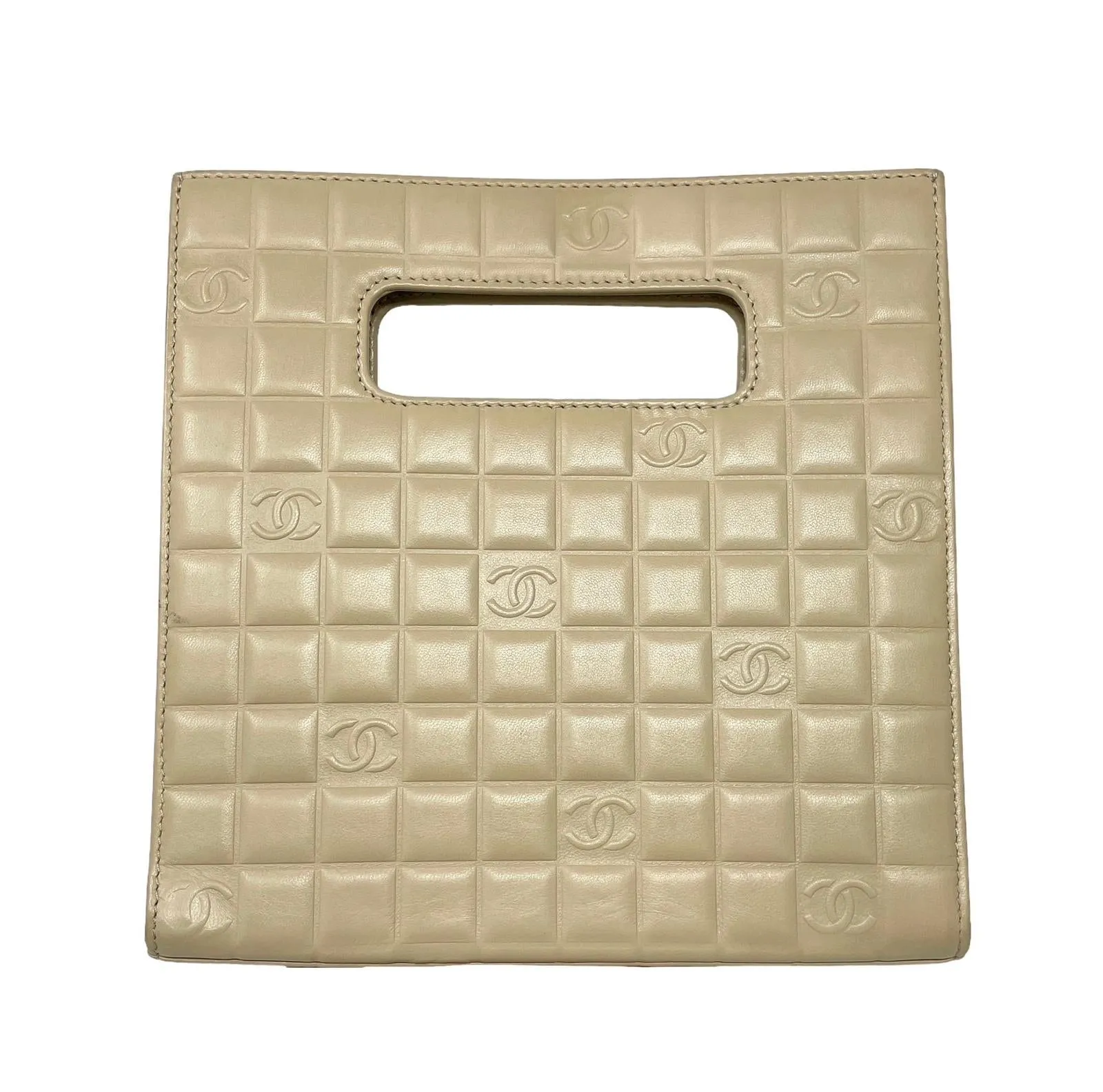Chanel Tan Top Handle 2-way Bag