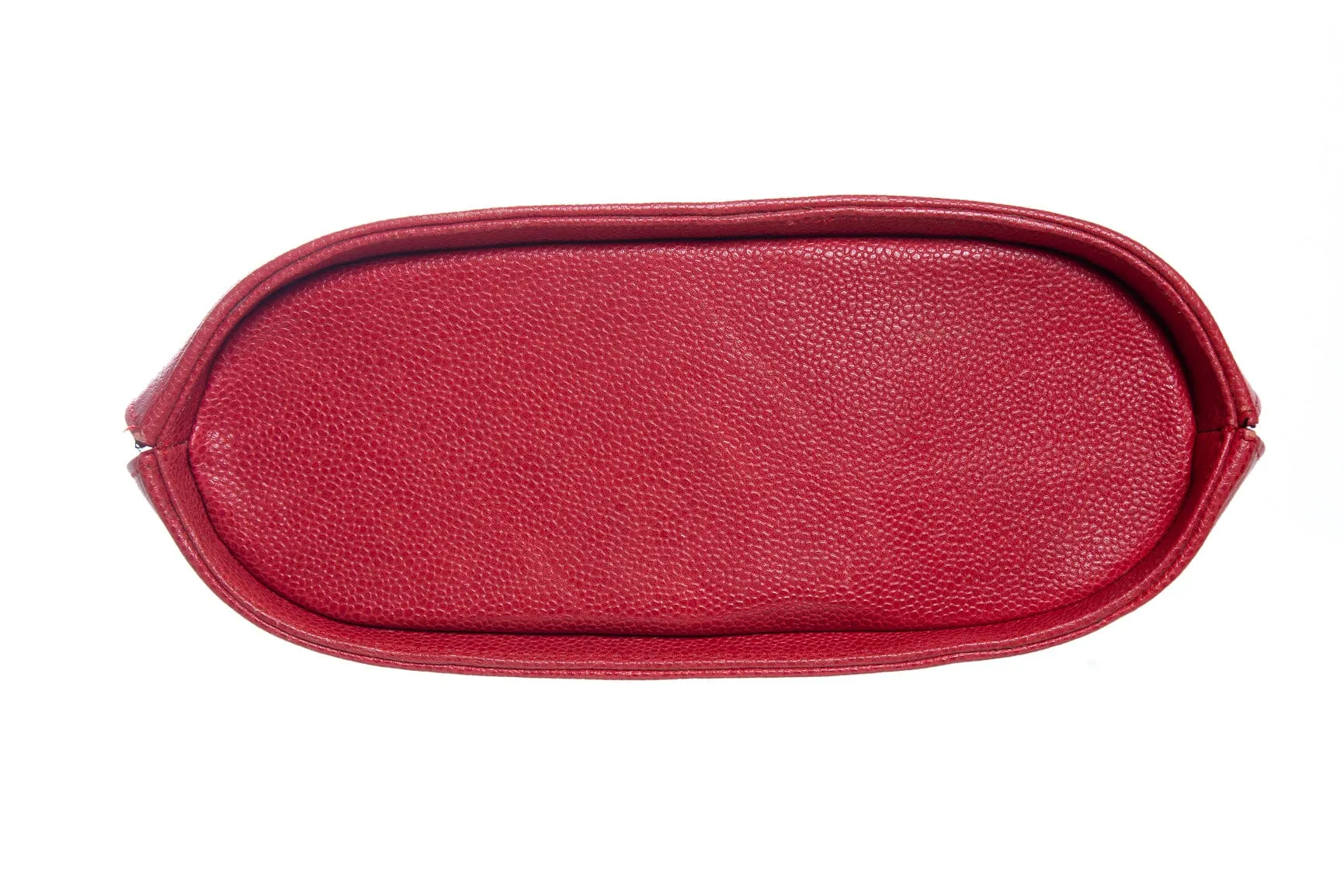 Chanel Vintage 1994-1996 Red Caviar Rounded Tote