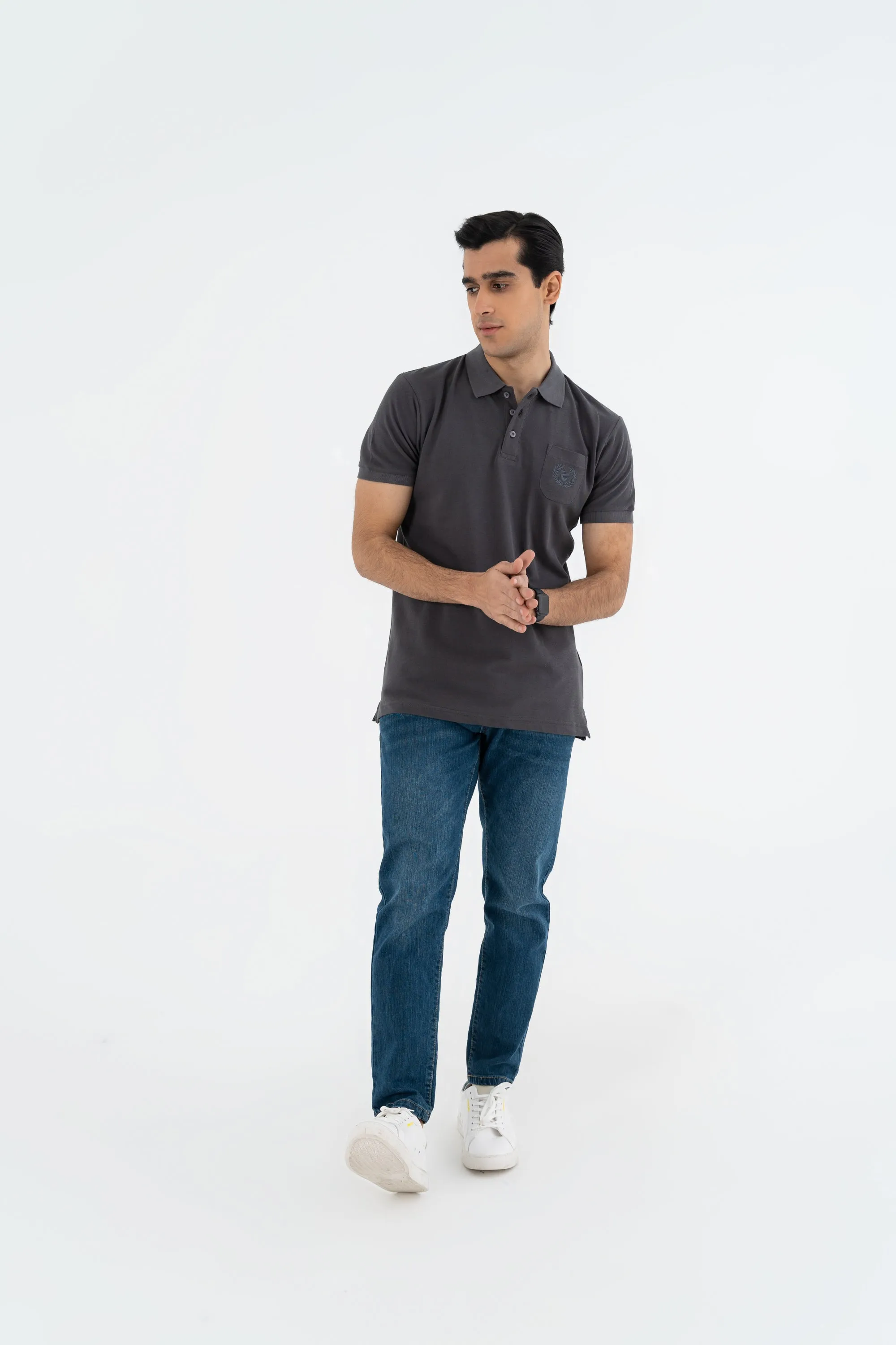 Charcoal Polo Shirt
