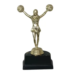 Cheerleading Trophy - Traditional Shiny