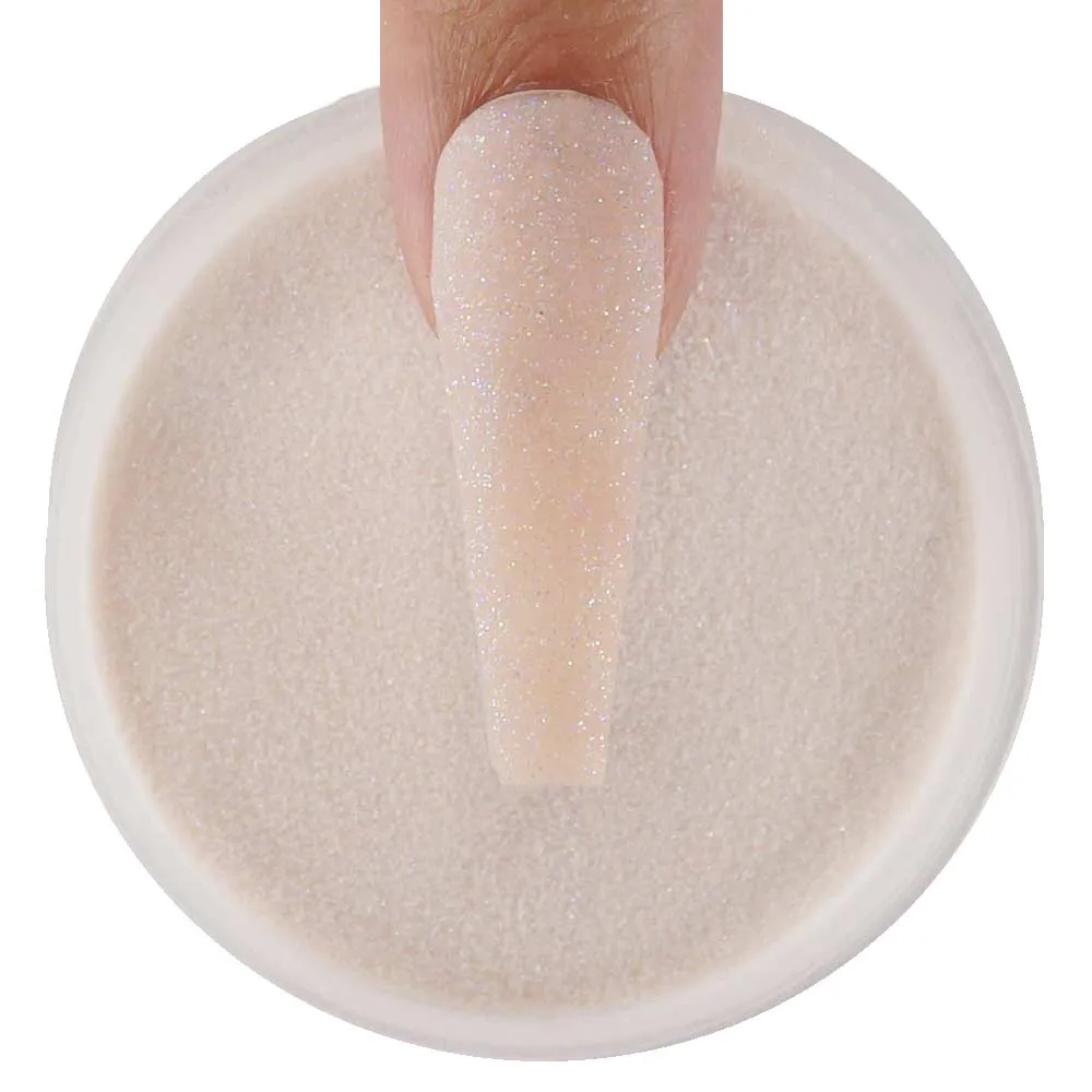 CHERI 2-in-1 Acrylic/Dip Powder - Glitter Cover Glitter Soft Peach